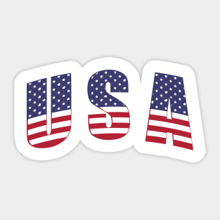 USA Forth of July Independence Day Sticker